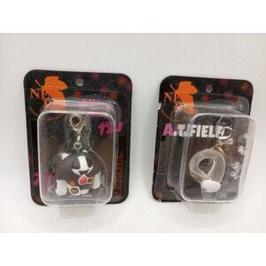 US Seller Lot Of 2 Neon Genesis Evangelion Pull Clip New Sealed 2008 A.T. Field